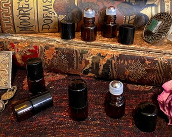 Frascos de muestra de aceite de perfume