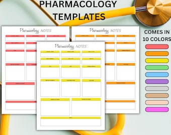 Modello di farmacologia per studenti di infermieristica, schede di farmacologia infermieristica, appunti di infermieristica sui farmaci, strumenti di farmacologia, mappa di farmacologia stampabile