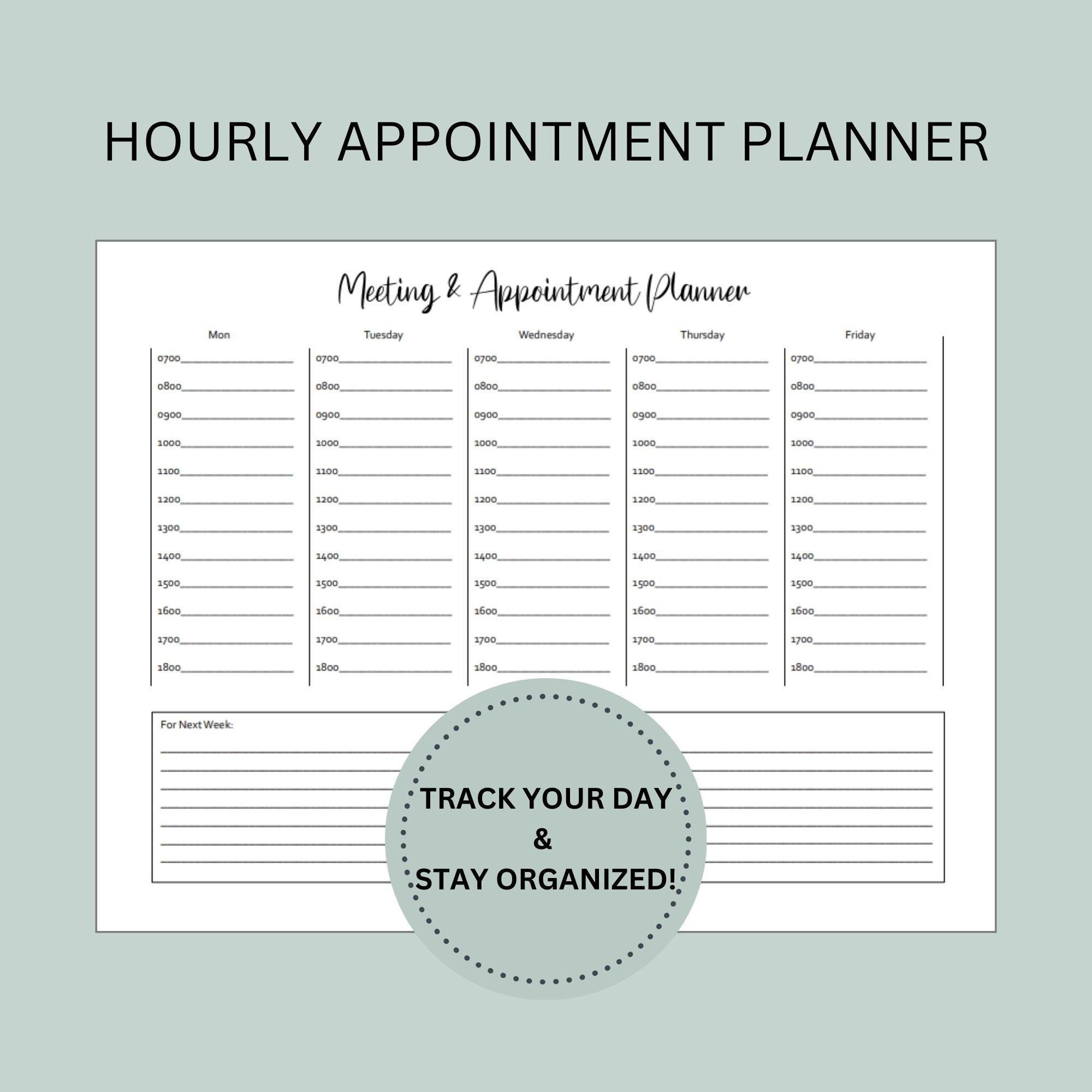 Work Daily Planner Printable | Daily to Do List | Daily Planner PDF ...