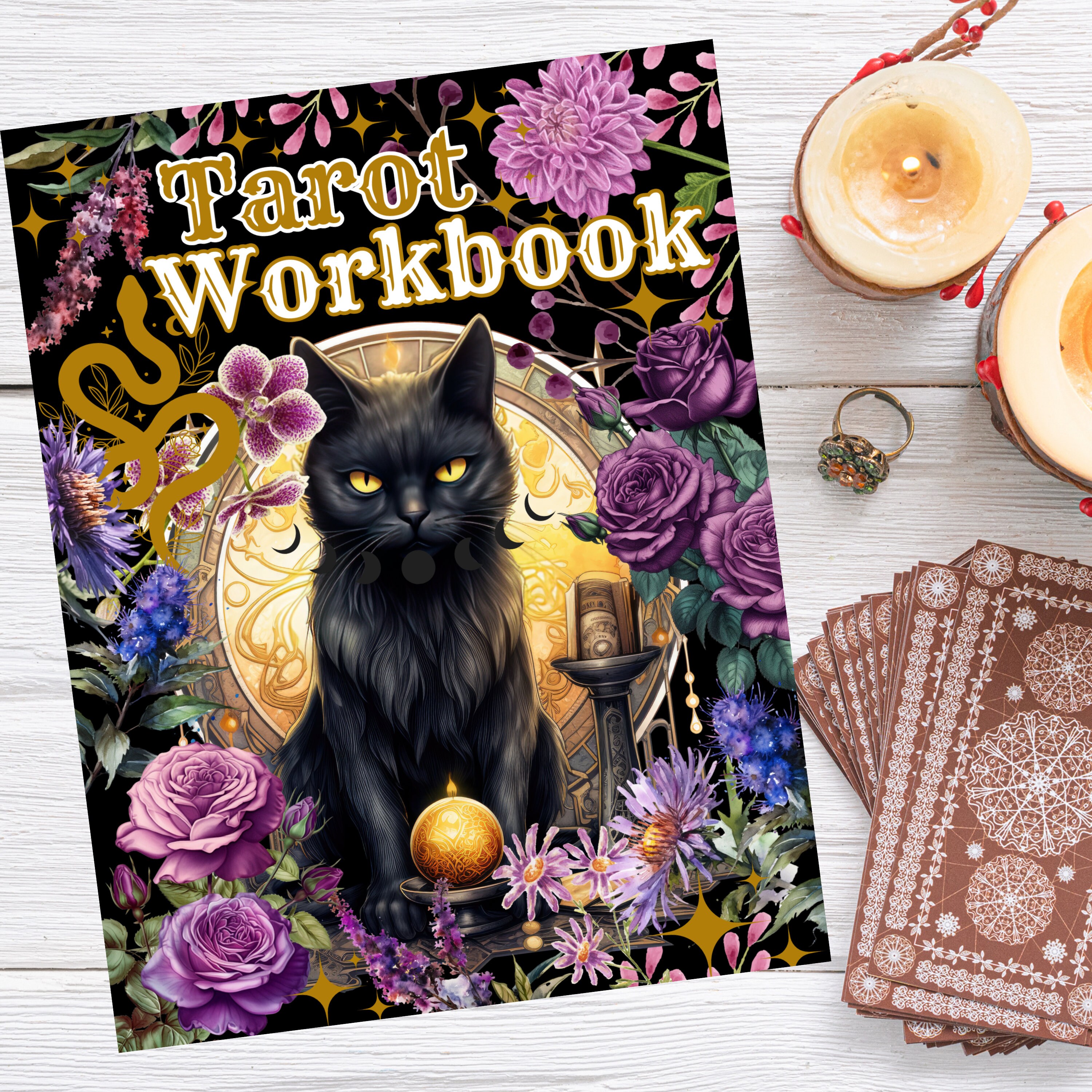 Tarot Shadow Work Workbook, Tarot Workbook for Modern Witches, Shadow ...