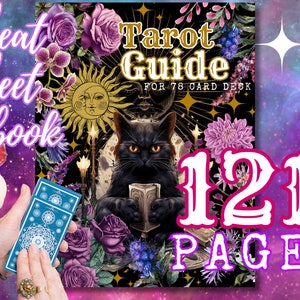 Tarot Spickzettel, Schrift und Bedeutung, Tarot Anleitung für Anfänger oder Fortgeschrittene Tarot Leser