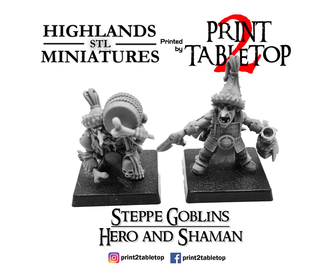 10 Goblin Della Steppa – Miniature Highlands 28mm Per Giochi Di Ruolo E Wargames
