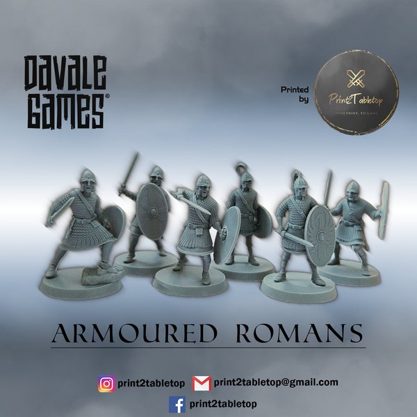 Late Armoured Romans | 28mm | Davale Games | Historical Miniature