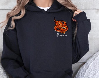Reptile Gift, Custom Corn Snake Hoodie, Corn Snake Gift, Reptile Lover, Custom Reptile, Cute Rat Snake