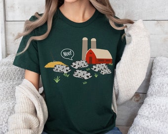 Dairy Cow Isopod Shirt: Reptile Lover Gift