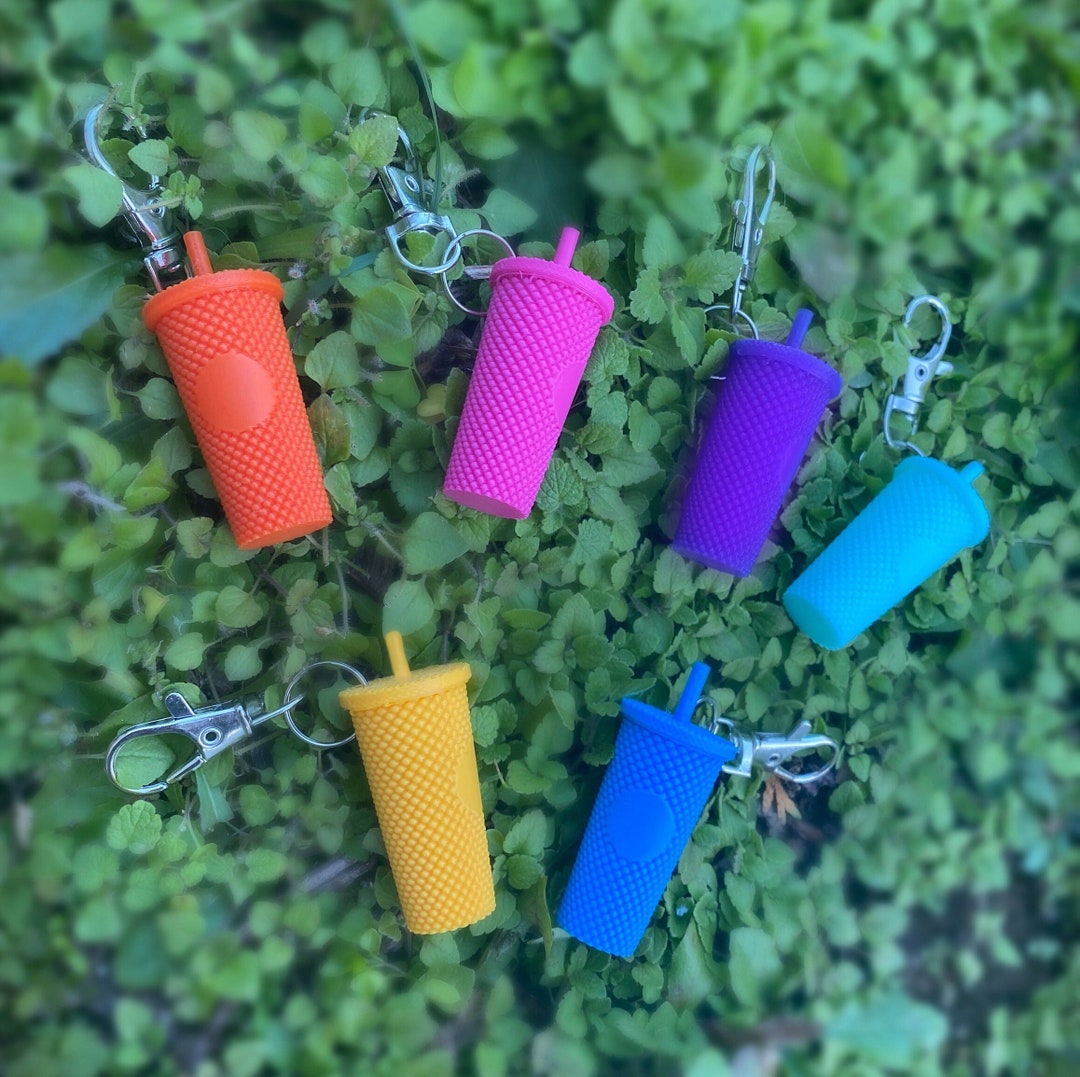 Studded Mini Tumbler Keychain 3D Printed Etsy