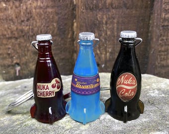 Mini Rocket Bottle Keyring
