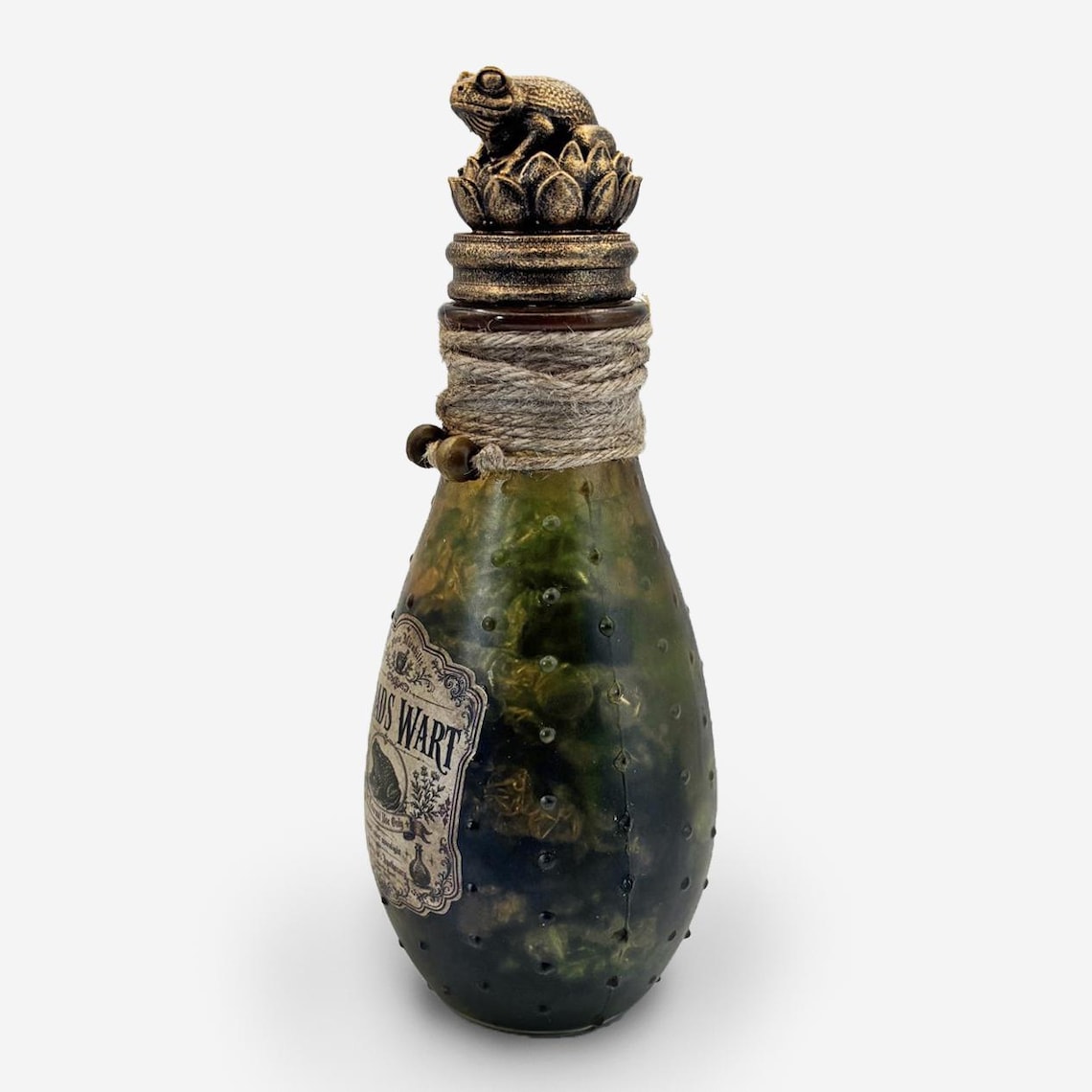 Toad Props Toad Wart Frog's Potion Magic Apothecary Herbology Glass Bottle Prop - Etsy