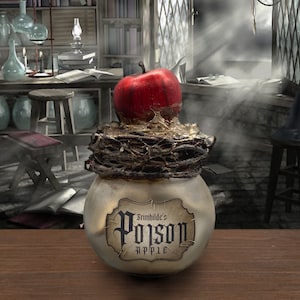 Poison Apple Potion Magic Apothecary Herbology Glass Bottle Prop **Does NOT Contain Poison**