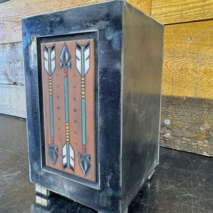 Metal Planter / Steel Planter with Custom Tile