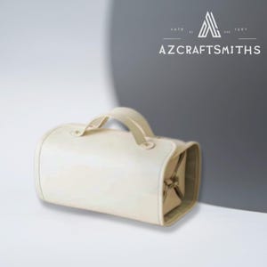 Neceser colgante personalizado: organizador de maquillaje de viaje 4 en 1, impermeable y con nombre. Regalo para dama de honor.
