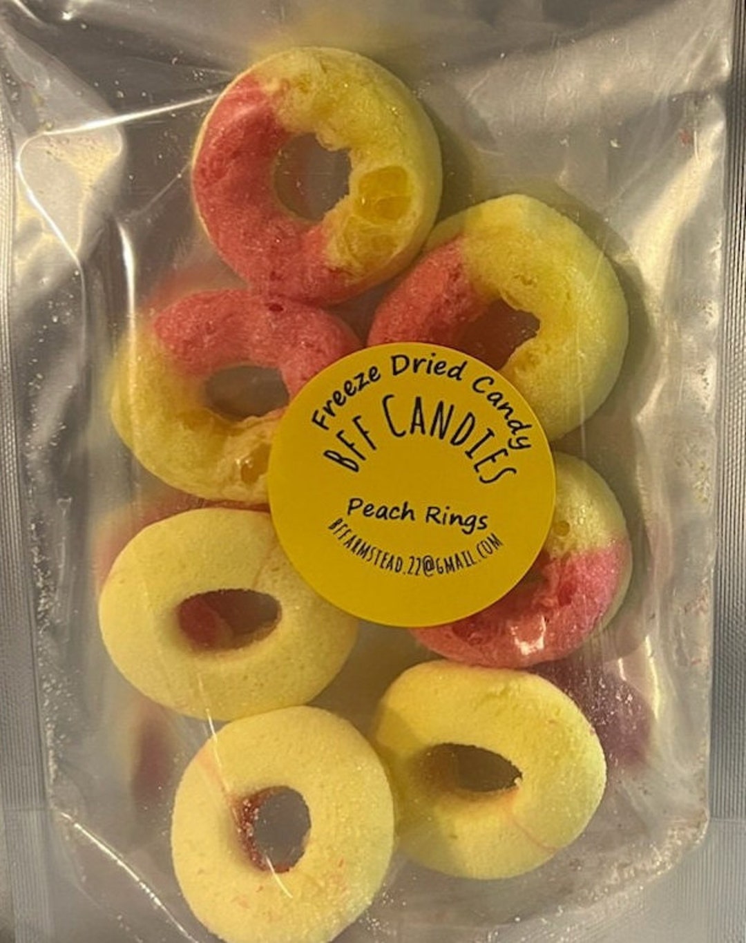 Freeze Dried Peach Rings Etsy