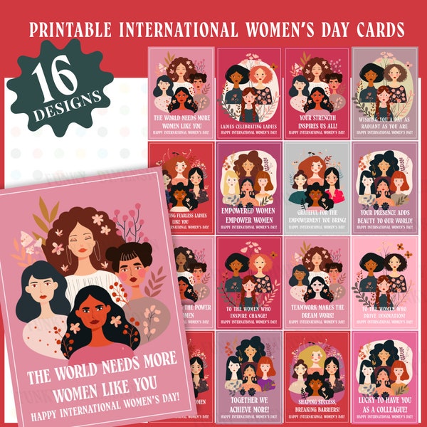 International Women's Day cards for coworkers friends family, Empowerment Appreciation card, encouragement, Inspirational, 8 march feminist