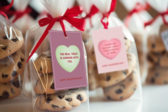 Confezione da 24 biglietti per San Valentino per bambini