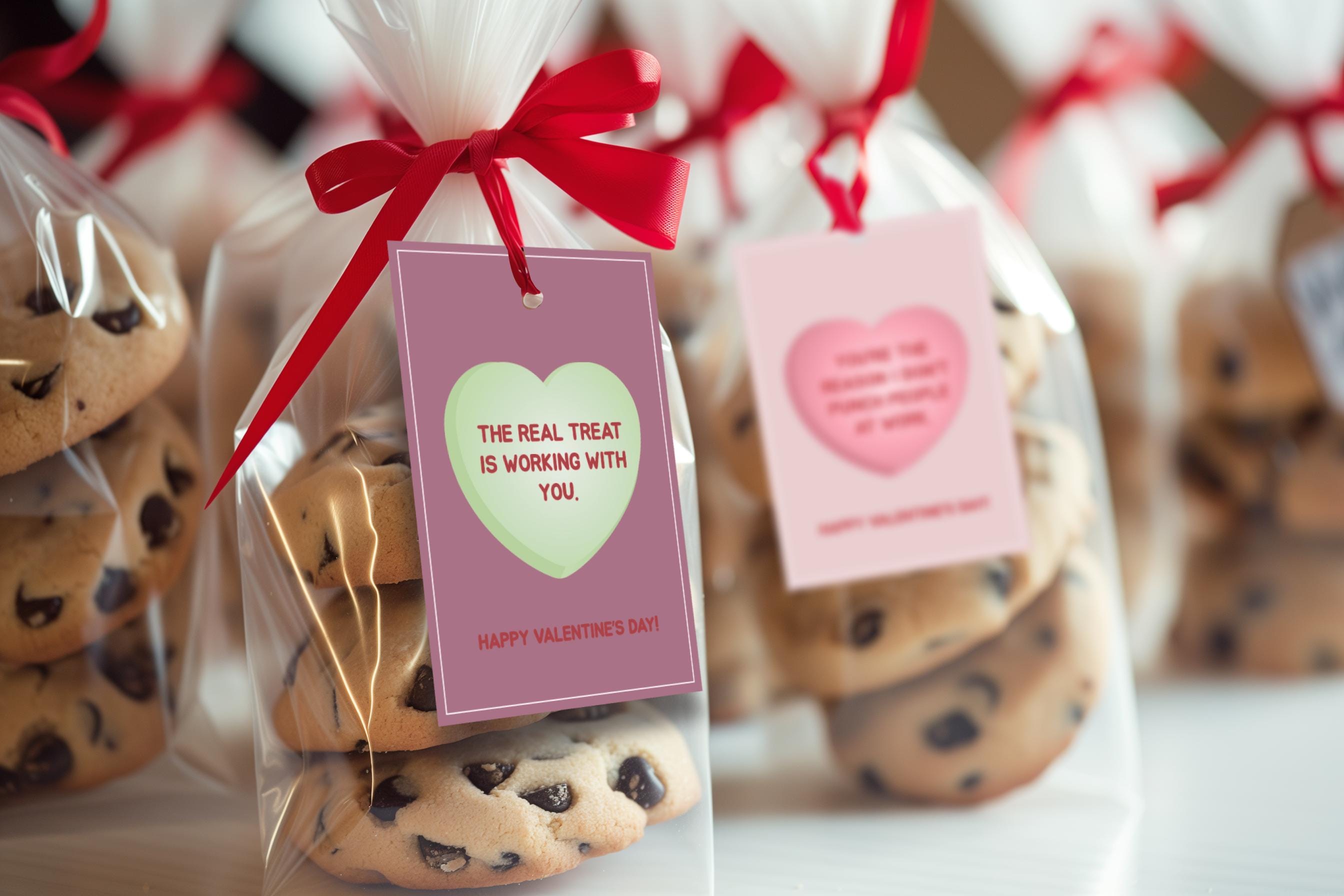 24 Printable Valentines Day Cards for Coworkers | Conversation Hearts ...