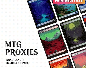 10x Final Fantasy Town Dual Lands Nonfoil MTG Magic the Gathering Commander  - Etsy