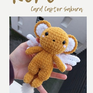 PDF Patron Crochet Lion, inspiré du gardien des cartes Kero amigurumi