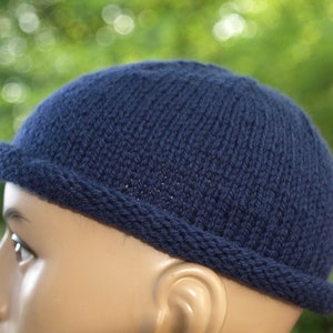 Fishing hat Sylter hat docker hat cap men's hat boshi hood fishermans beanies hats different colors gift knitted hat Blue