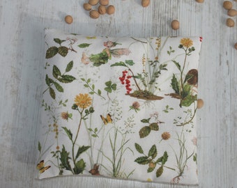 Cherry stone pillow, grain pillow, spelled pillow, sewn with cover, grain pillow, gift souvenir