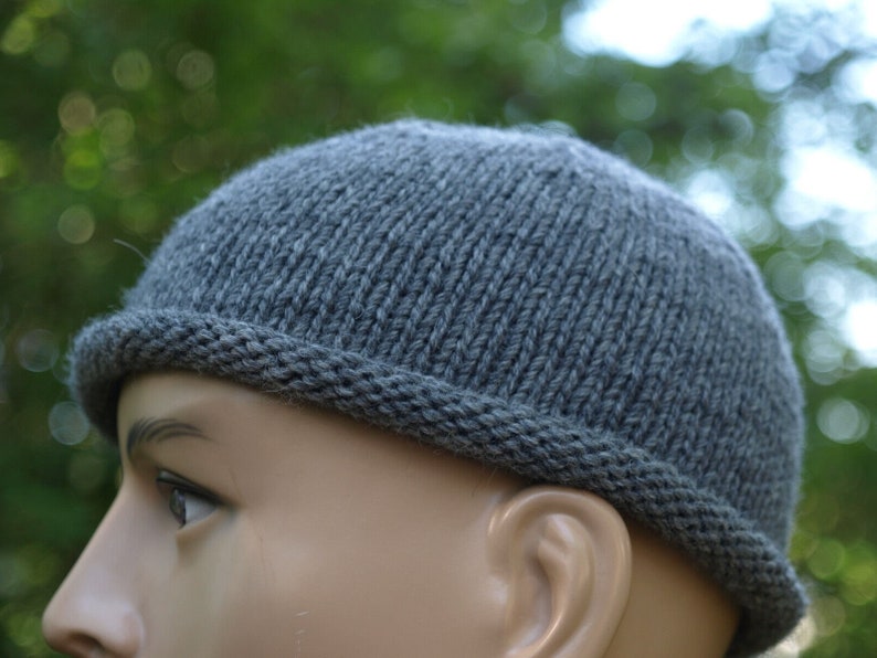 Fishing hat Sylter hat docker hat cap men's hat boshi hood fishermans beanies hats different colors gift knitted hat Gray