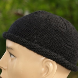 Sombrero de pesca Sylter sombrero docker sombrero gorra de hombre boshi capucha pescadores gorros sombreros diferentes colores regalo sombrero de punto Negro