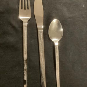 Cosmos Forged Mid-Century Stainless Flatware Partial Set