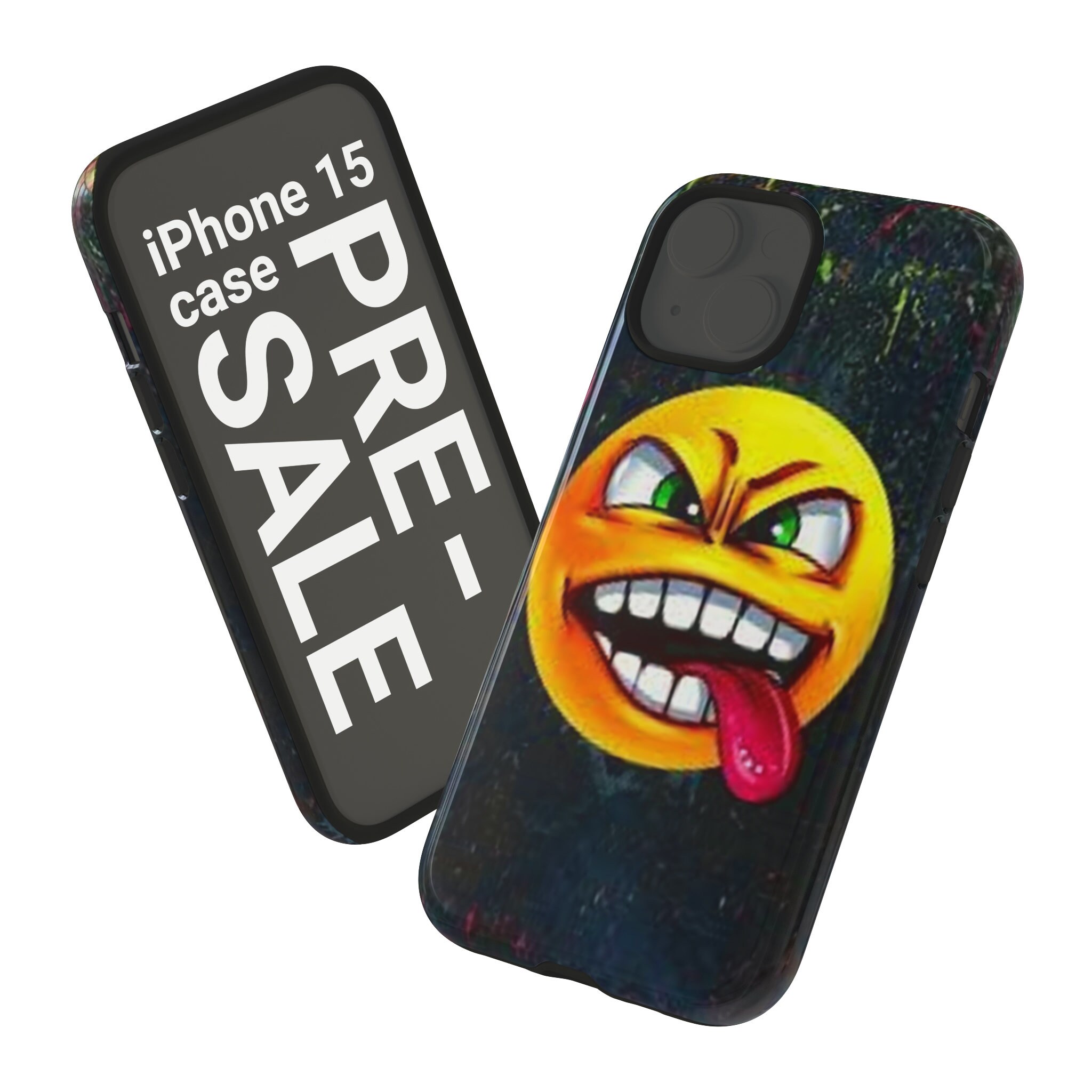 Meme Thinking Face Black and White Emoticon Emoji case for iPhone 4 4S:  : Electronics & Photo