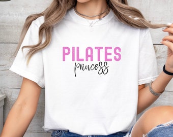 Pilates Princess Tshirt, Pilates Gift, Pilates T-Shirt, Pilates Lover, Cute Pilates Shirt, Pilates Instructor Gift, Pilates Teacher Shirt