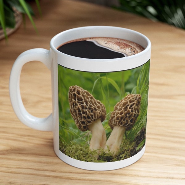 Mushroom Mug Gift Vintage Mushroom Decor Coffee Mug Gift Thanksgiving Gift Mycology Nature Gardening Gift for Her Forest Gift Funghi