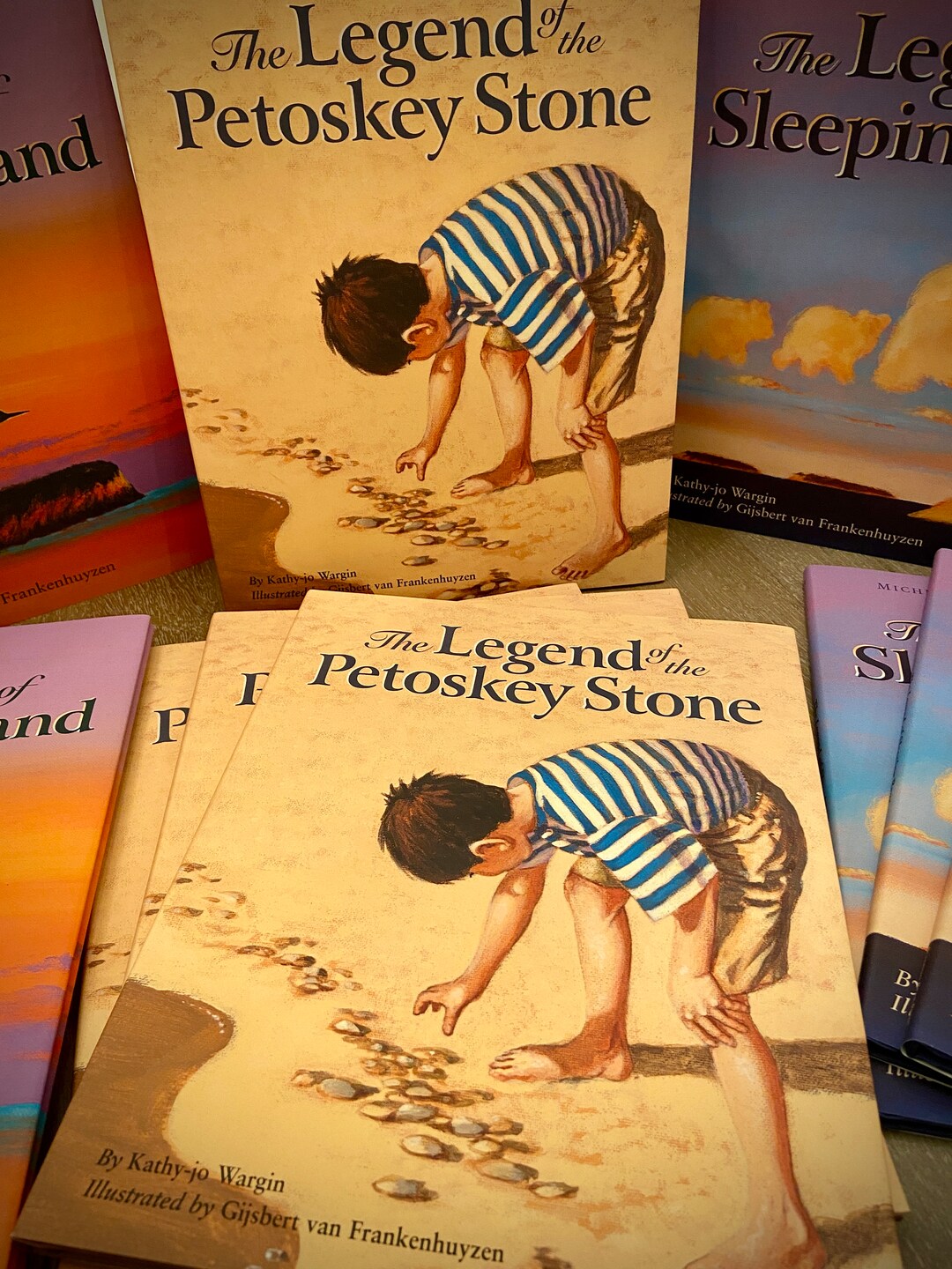 Petoskey Stone Kid Book Gift for Teacher Legend of the Petoskey Stone Picture Story Book Gift ...