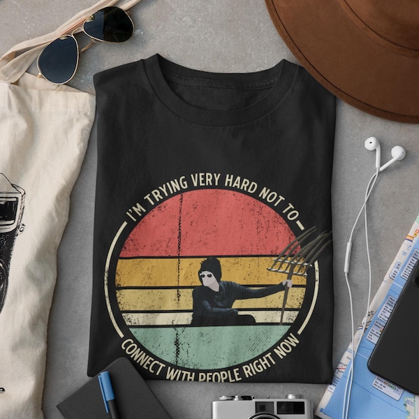 David Rose in a Field Shirt, Schitt's creek fan shirt, Unisex Garment-Dyed T-shirt