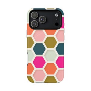 Funda magnética colorida para teléfono, rosa, naranja y verde. Funda magnética resistente para teléfono. imagen 12