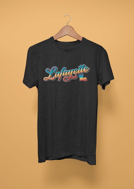Lafayette T-shirt, Lafayette LA Shirt, Louisiana Shirt, Vintage T 