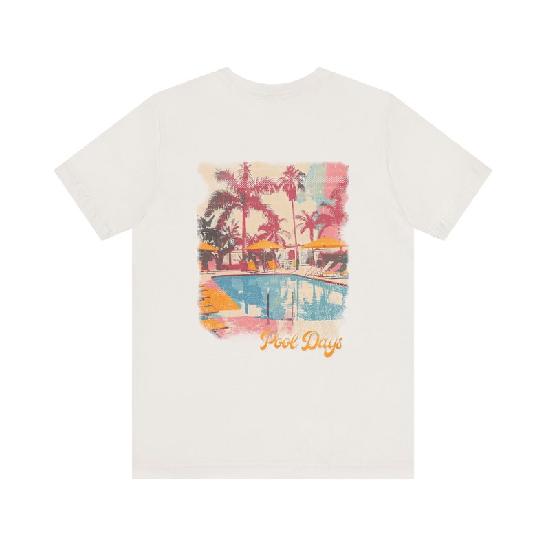 Summer Graphic Tee Pool Days Vintage Summer T-shirt Beach T-shirt ...