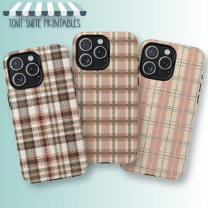 Fall Plaid Magnetic Phone Case, Polka dot Fall Accessories, Magsafe compatible with iPhone 14, 15, 16, 17 image 7