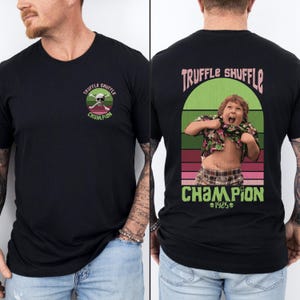 Goonies T-Shirt: Truffle Shuffle Champion - 80s Retro Graphic Tee