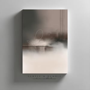 Contemporary Minimalist Art Printable | Digital Download Wall Decor for Home Office | Neutral Modern Artwork | Decor for Elegant Interiors