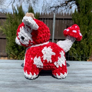 Mooshroom/Mushroom Cow Plushie, Crochet