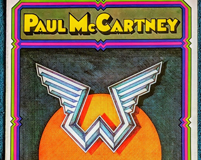 Paul McCartney And Wings In Concert 1975 Tour Programme Original Vintage Authentic Music Rock Beatles Memorabilia Collectibles