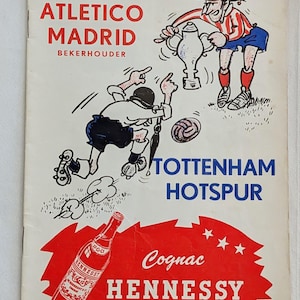 Tottenham Hotspur 1963 European Cup Winners Cup Final Programme Vintage Football Memorabilia