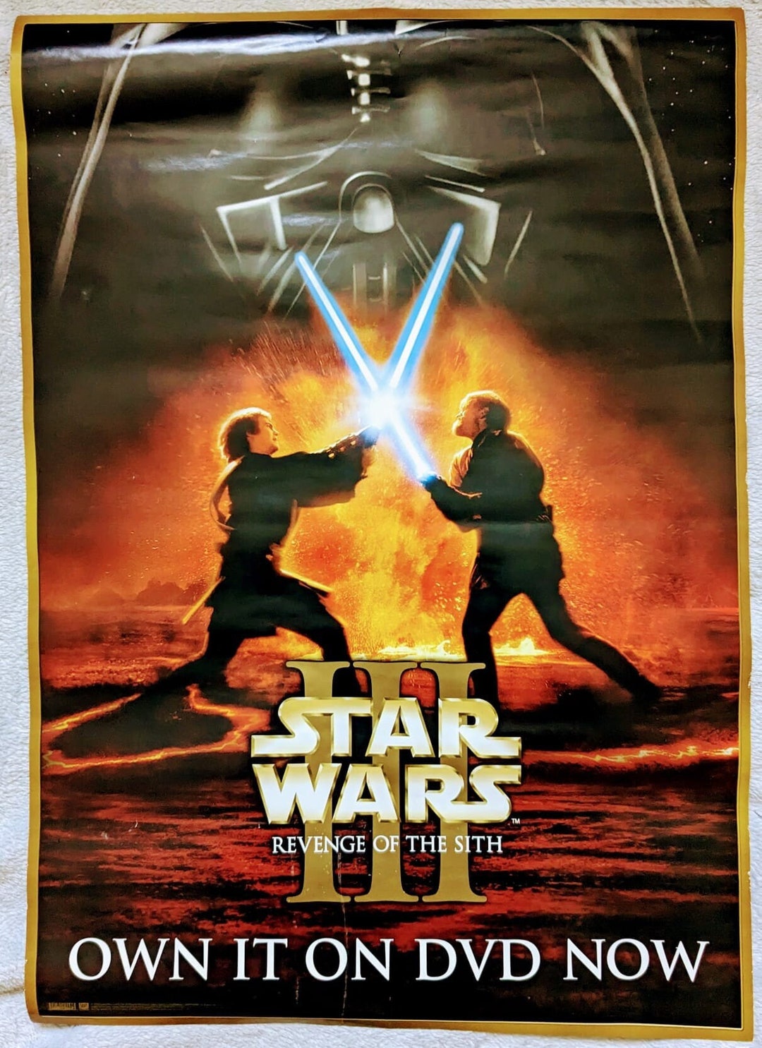 Star Wars III Revenge of the Sith Poster DVD Promotion 2005 Etsy
