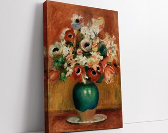 春の花束 - ピエール＝オーギュスト・ルノワールの手描き油絵複製