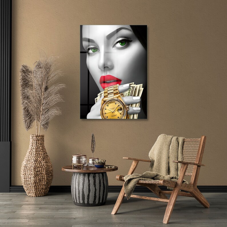 Tempered Glass Wall Art, Business Class Wall Art, Glass Wall Art, Large