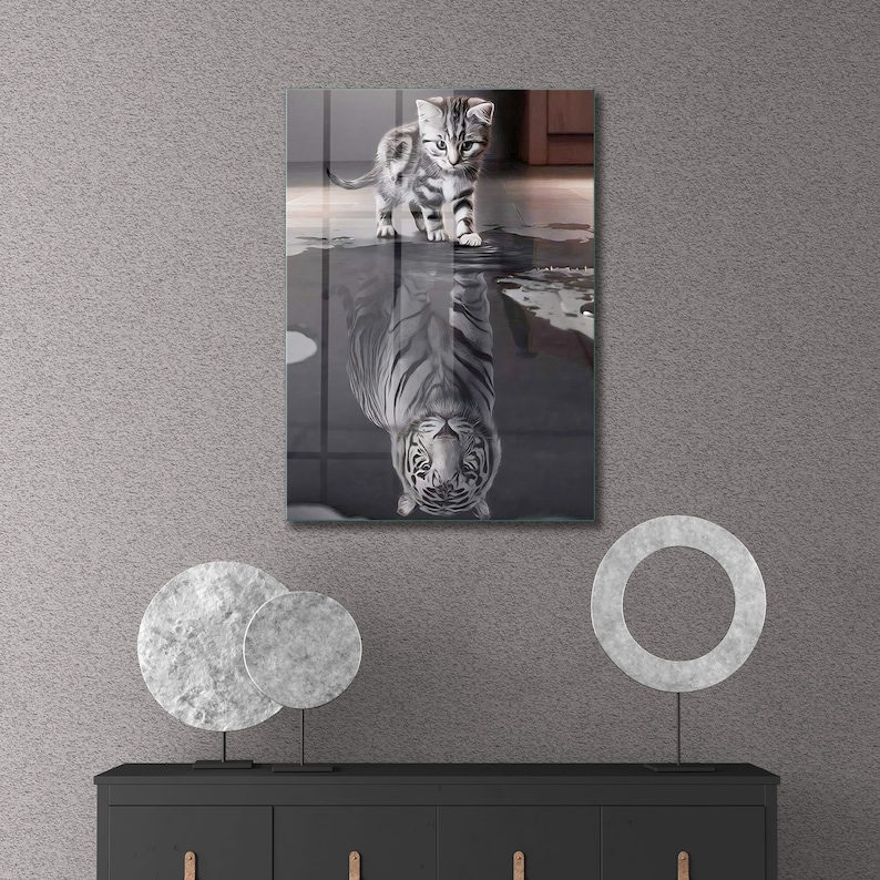 Tempered Glass Wall Art, Animal Wall Art, Glass Wall Art, Large Wall