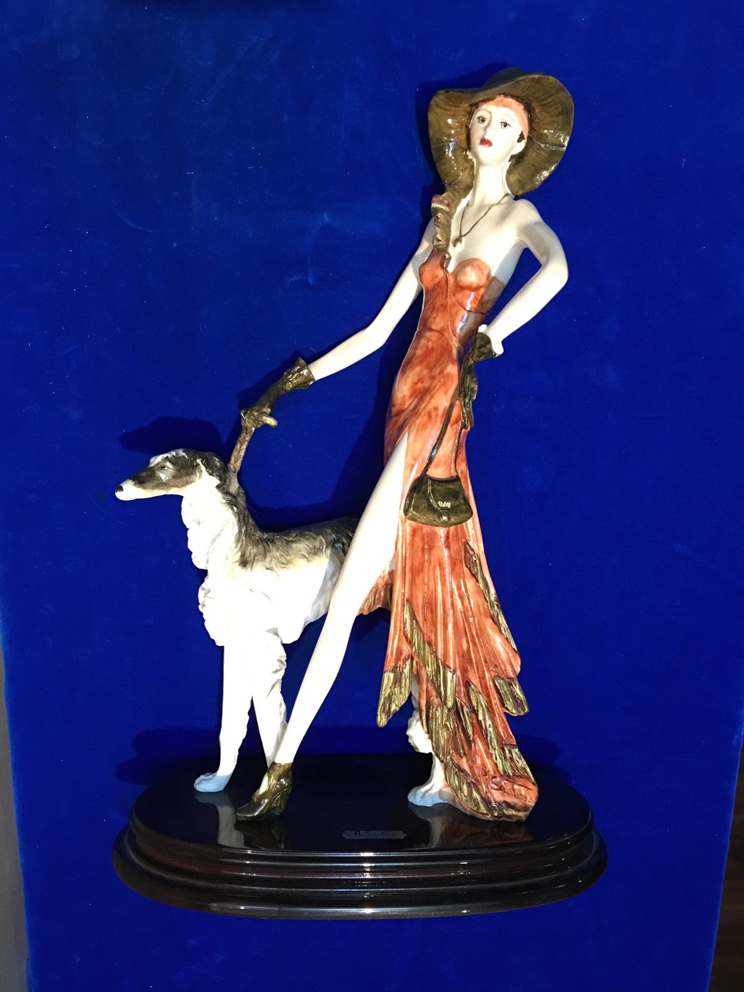 Alfredo Santini Signed Italian Sculpture Figurine Etsy