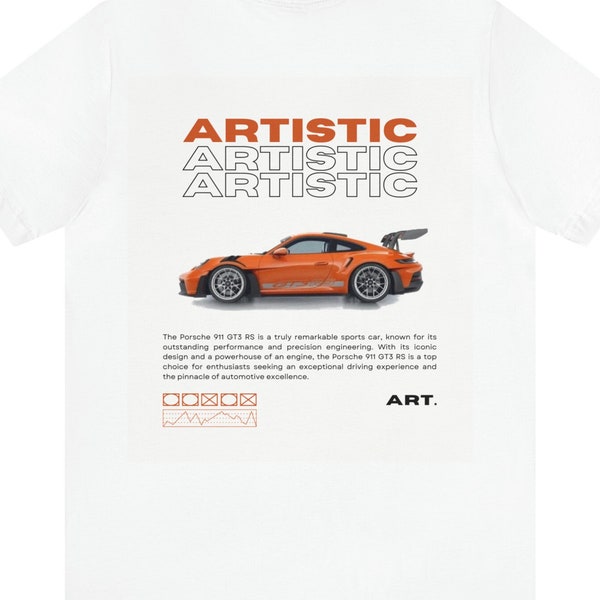 Style3 GT500 Dessin Bleu Homme T-Shirt