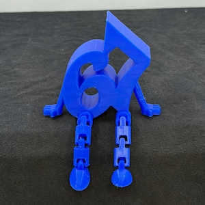 3D Gedruckt 67 Flexi Buddy | Flexible Zahl Figur | Gelenk Fidget Schreibtisch Spielzeug