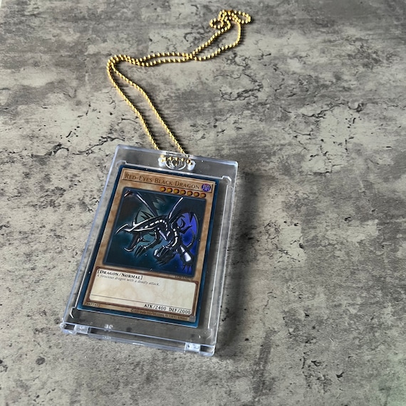 yugioh card holder necklace Yu-Gi-Oh! Millennium Ring Pendant Chrome and DestinyIn Yu Necklace Card Protector - Etsy