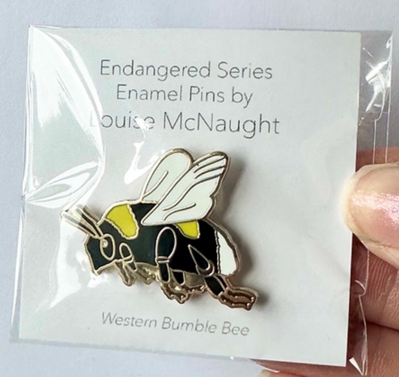 Bumble Bee Limited Edition Enamel Pin Badge, Enamel Pins, Endangered ...
