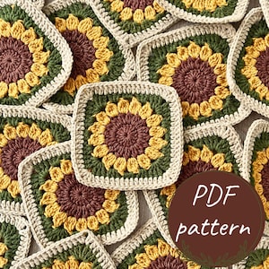 Sunflower Knitted Sweater - Etsy